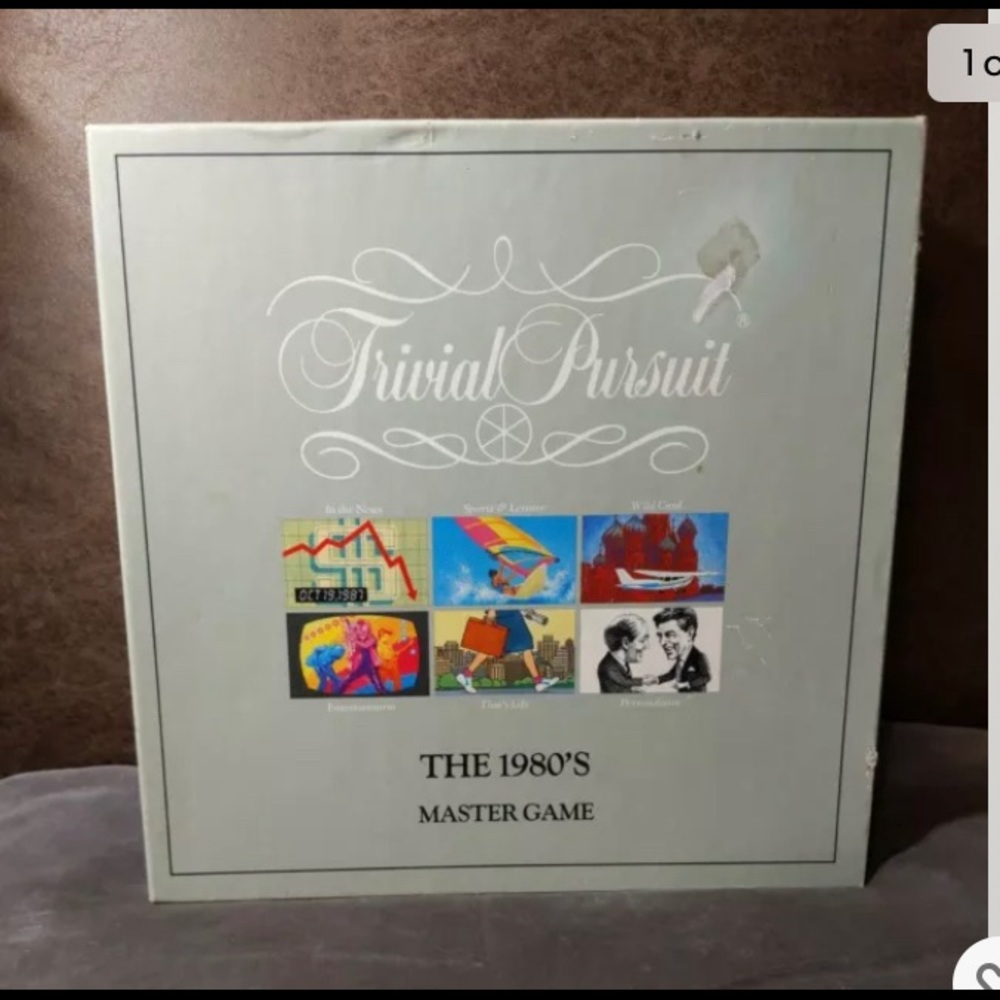 Trivial Pursuit The 1980's Master Game - Complete